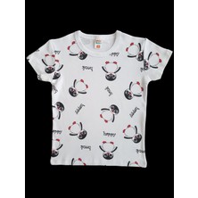Çamaşır Bahçesi Kısa Kollu Desenli Çocuk Pijama Takım #baskılıçocukpijamatakım #penguendesenlipijama #çamaşırbahçesi