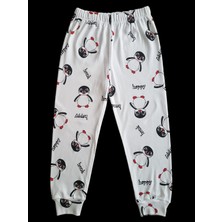 Çamaşır Bahçesi Kısa Kollu Desenli Çocuk Pijama Takım #baskılıçocukpijamatakım #penguendesenlipijama #çamaşırbahçesi