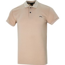 Varetta Erkek Taba Polo Yaka Yazlık Pamuklu Kısa Kollu T Shirt