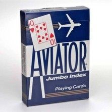 Aviator Jumbo Mavi Oyun Kartı