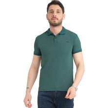 Varetta Erkek Yeşil Polo Yaka Yazlık Pamuklu Kısa Kollu T Shirt