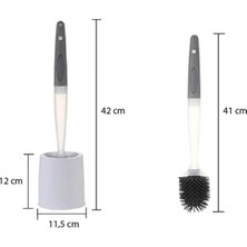 Black Stone Deterjan Hazneli Tuvalet Fırçası