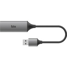 Bix Adp-08 USB 3.0 Gigabit Ethernet 10/100/1000Mbps RJ45 Dönüştürücü Adaptör