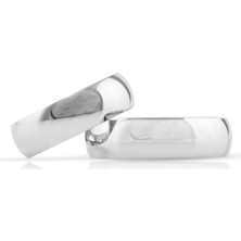 Silverfoni 925 Ayar Gümüş 6mm Klasik Alyans