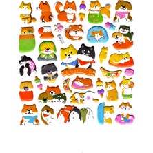 Limmy Sticker Kabartmalı Stiker Defter Planlayıcı Etiket SYD231 11 20 x 18 cm Sevimli Kediler