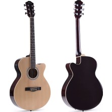 Nevada AF238CE Naturel Elektro Akustik Gitar