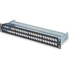 Corning 48 Port Boş Keystone Patch Panel 19INÇ CAXXSV-04808-C002