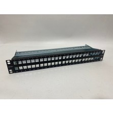 Corning 48 Port Boş Keystone Patch Panel 19INÇ CAXXSV-04808-C002