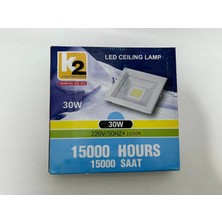 K2 Global KDL-323 Cob Ledli Kare Tavan Lambası 30W 3200K