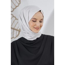 Loryan Scarf Floş Jakar Serisi Ağaç Kabuğu Desenli Şal