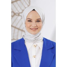 Loryan Scarf Floş Jakar Serisi Logo Desen Şal