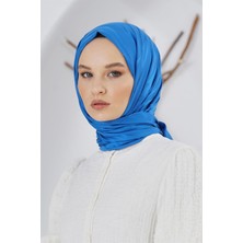 Loryan Scarf Floş Jakar Serisi Ağaç Kabuğu Desenli Şal