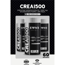 Effive Nutrition CREA1500 Kreatine Monohydrate 120 Kapsül