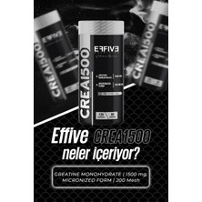 Effive Nutrition CREA1500 Kreatine Monohydrate 120 Kapsül