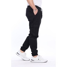 Vikunya Erkek Cargo Beli Ve Paçası Lastikli Gabardin Kargo Cepli Pantolon