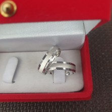 Silverfoni 925 Ayar Gümüş Berrak Alyans