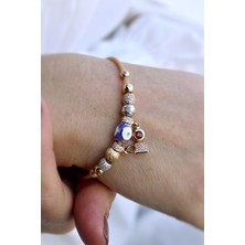 Aydın Kuyumculuk 14 Ayar Altın,figürlü Bileklik AGBLK150