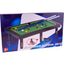 Mix Oyuncak  Oyuncak Bilardo Masa Üstü Ayaklı Süper Bilardo Seti