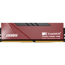 Twinmos TMD516GB5600U46, 16GB, Ddr5, 5600MHZ,  CL46, 1.1V Desktop Ram (Soğutuculu)