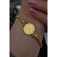 Aydın Kuyumculuk Çeyrek Altınlı Halat Bileklik AGBLK214