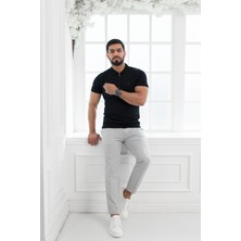 Paul Martin Fermuarlı Polo Yaka %100 Pamuk Regular Fit T-Shirt