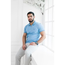 Paul Martin Fermuarlı Polo Yaka %100 Pamuk Regular Fit T-Shirt