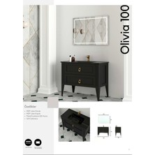 Evros Olivia 100 cm Banyo Dolabı