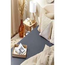 Cotenconcept 150 x 200 cm Düz Pamuklu Tek Kişilik Lastikli Fitted Penye Çarşaf