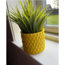 Turansoy Craft Pul Vazo & Saksı Büyük Boy (Plastiktir 20 cm Çap 16 cm Yükseklik)