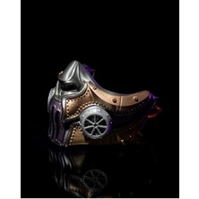 Turansoy Craft Cadılar Bayramı Mad Max Maske Steampunk Maske Halloween Steampunk Maske Cosplay Steampunk Maske 15CM