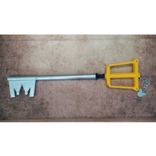 Turansoy Craft Kingdom Hearts Altın Anahtar Oyuncak Kingdom Hearts Sora Keyblade Dev Boy 60CM