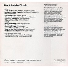 Sulmtaler Dirndln – Avusturya Folklör – Kaset