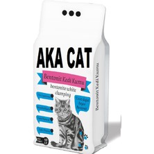 Akacat 10 Lt Beyaz Bentonit Doğal %100 Topaklaşan Kedi Kumu