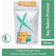 Boyadan Isıdan Işlemden Yıpranmış Kopmuş Saçlara Canlılık Terapisi - Laxe Saç Bakım Proteini 50 gr