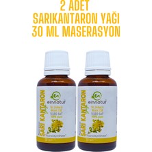 Ein Natur Sarıkantaron yağı, %100 Saf Zeytinyağında Maserasyon, Sarı Kantaron Yağı 2 Adet 30 ml