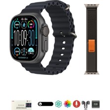 Byrtech Hk9 Ultra 2 Max Chat Gpt/dahili Hafıza/3d Animasyon Destekli Amoled Watch Ultra 2 Akıllı Saat