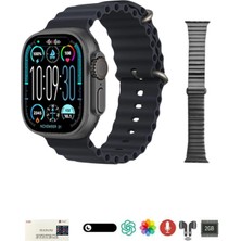 Hk9 Ultra 2 Max Chat Gpt/dahili Hafıza/3d Animasyon Destekli Amoled Watch Ultra 2 Akıllı Saat