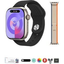 Byrtech Hk9 Pro Max+ Plus Chat Gpt/dahili Hafıza/3d Animasyon Destekli Amoled Watch 10 Akıllı Saat