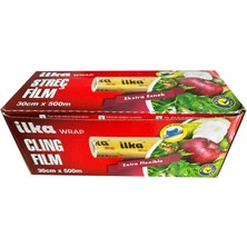 Ilka Şeffaf Mutfak Rulo Streç Film Folyo - 30 Cm. x 500 Metre - Gıdaya Uygun - 1 Paket