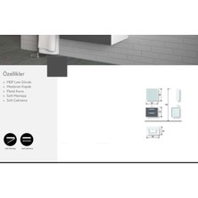 Evros Erguvan 65 cm Banyo Dolabı