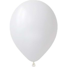 Organizasyon Pazarı 5 Inç Beyaz Renk Küçük Boy 100 Lu Dekorasyon Balonu