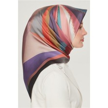 Armine Nostalji Serisi %100 Twill Ipek Eşarp 8507D 82