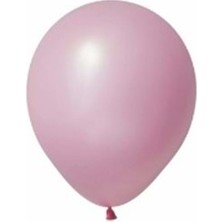 Organizasyon Pazarı 5 Inç Retro Pembe Renk Küçük Boy 50 Li Dekorasyon Balonu