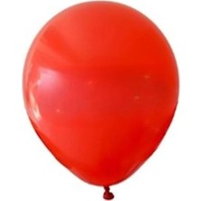 Organizasyon Pazarı 5 Inç Kırmızı Renk Küçük Boy 100 Lu Dekorasyon Balonu
