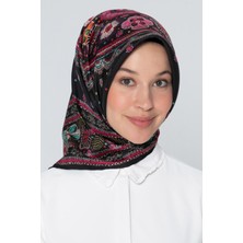 Armine Nostalji Serisi %100 Twill Ipek Eşarp 7866D 09