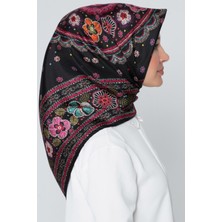 Armine Nostalji Serisi %100 Twill Ipek Eşarp 7866D 09