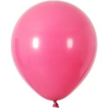 Organizasyon Pazarı 5 Inç Fuşya Renk Küçük Boy 10 Lu Dekorasyon Balonu