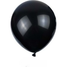 Organizasyon Pazarı 5 Inç Siyah Renk Küçük Boy 10 Lu Dekorasyon Balonu