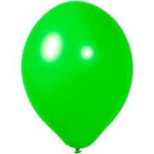 Organizasyon Pazarı 5 Inç Çim Yeşili Renk Küçük Boy 100 Lu Dekorasyon Balonu