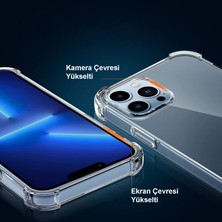 Case World Samsung Galaxy S23 Fe Kapak Şeffaf Airbag Antishock Köşe Korumalı Silikon Kılıf